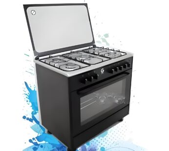 CUISINIERE GEHOT 5FEUX 90X60 NOIR FF9502GB2D