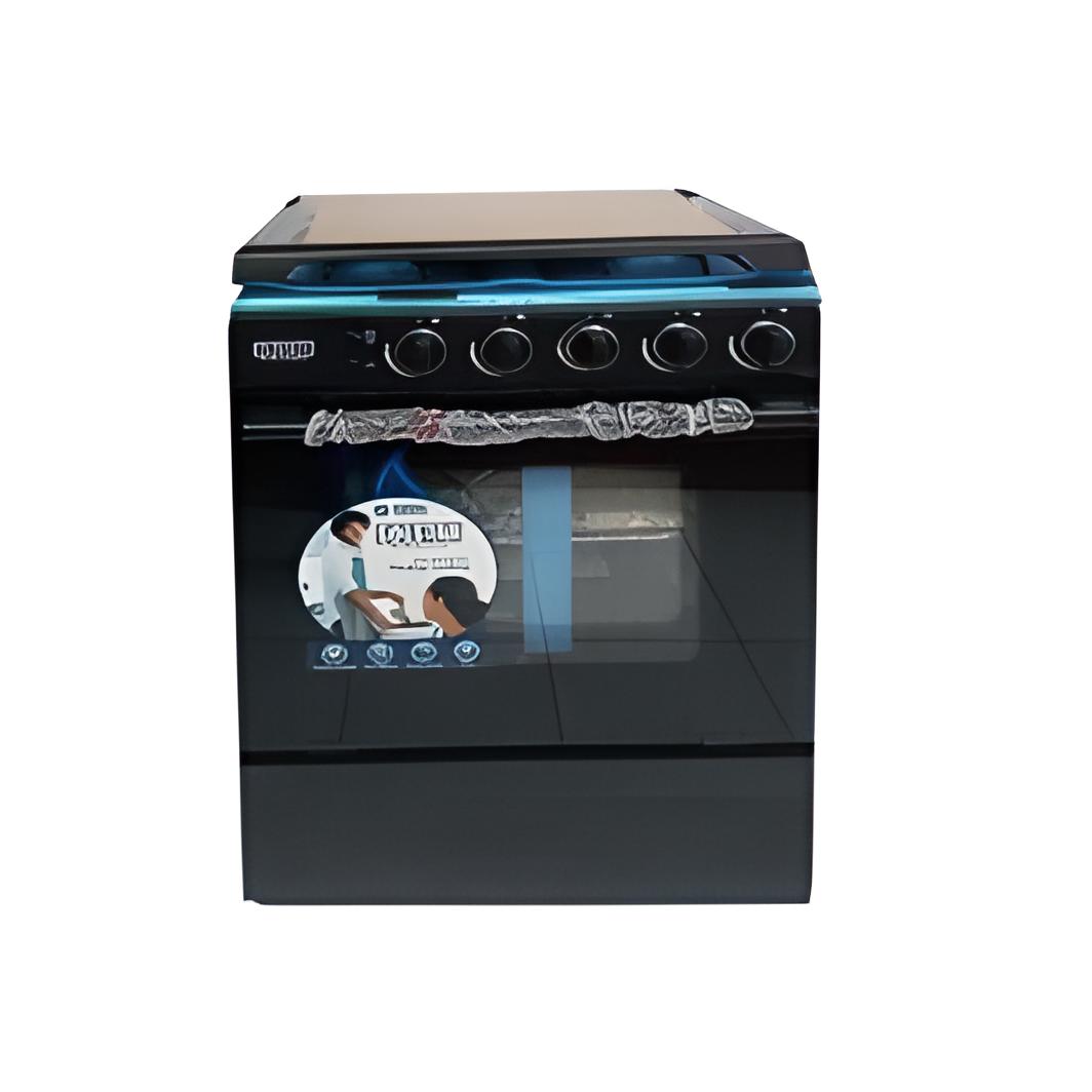CUISINIERE SOLSTAR 4FEUX 50X50 FULL OPTION NOIR S0112-GGRBKVSS