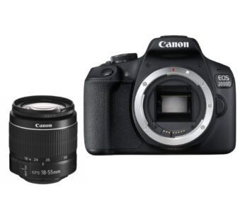 Canon EOS 2000D + EF-S 18-55 mm DC III