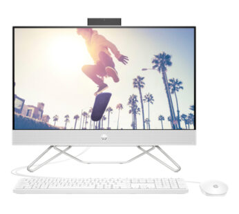 HP All-in-One 24-cb1273nh PC – Intel(R) Core(TM) i3-1215U – 8Gb – 512Gb 24″ Full HD Blanc