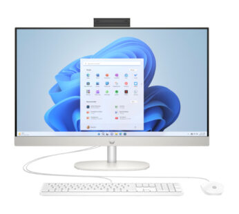 HP All-in-One 27-cr0056nh PC – Intel(R) Core(TM) i7-1355U – 8Gb – 512Gb 27″ Full HD Blanc