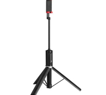 Kingjoy HS120- perche à Selfie avec trépied extensible, 3 en 1, en aluminium, avec télécommande sans fil et support trépied