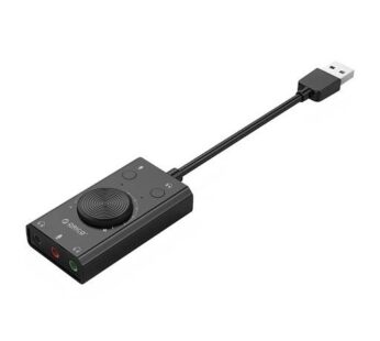 ORICO SC2 Carte Son USB Externe Adaptateur de Microphone Haut-parleur