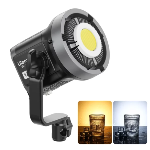ULANZI LED Lumière COB Éclairage continue, 120W Bi Color avec APP Control