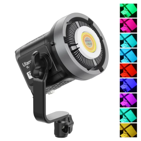 ULANZI LED Lumière COB Éclairage continue, 120W RGB avec APP Control