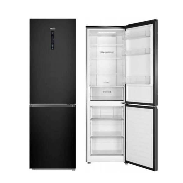 REFRIGERATEUR HAIER COMBINE 3TIROIRS NOIR HDR3619FNPB