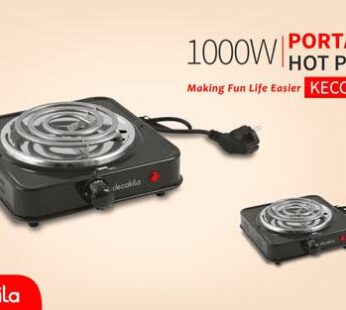 Rechauffage Decakila 1Feux Noir KECC001B