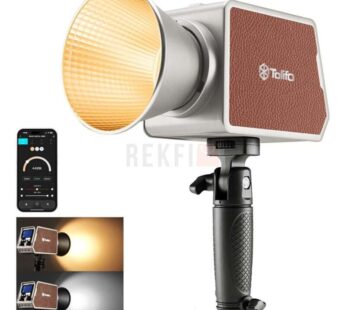 Tolifo PL-100B 100W LED Video Light Continue Bi-Color avec batterie 4500mAh intégrée CRI 97+/TLCI 98+